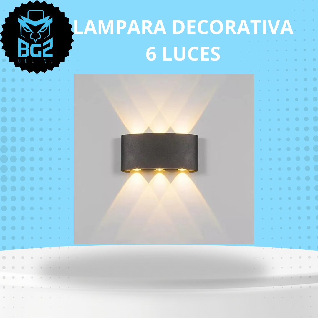 Miniatura 2 de LAMPARA DECORATIVA 6 LUCES